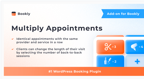 Bookly Multiply Appointments