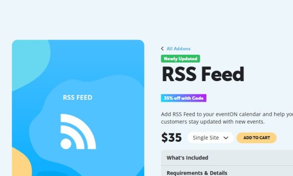 EventOn RSS Feed Add-on