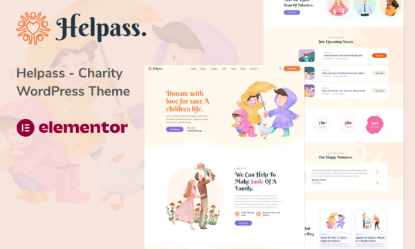 Helpass – Charity WordPress Theme