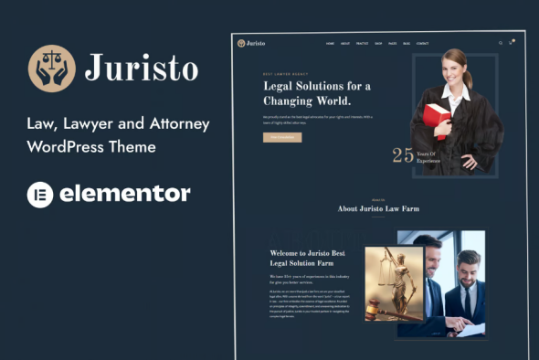 Juristo – Lawyer & Attorney WordPress Theme