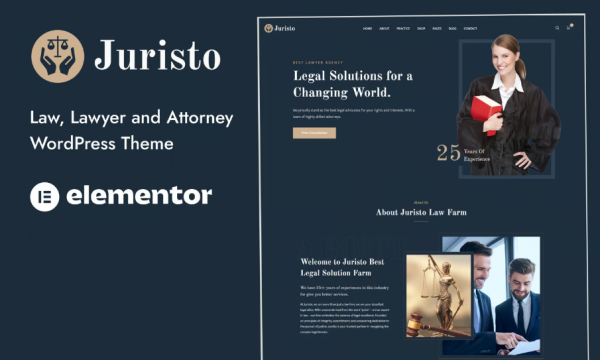 Juristo – Lawyer & Attorney WordPress Theme