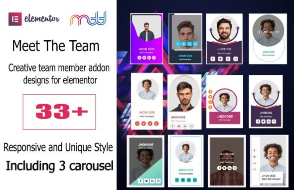 Meet The Team for Elementor