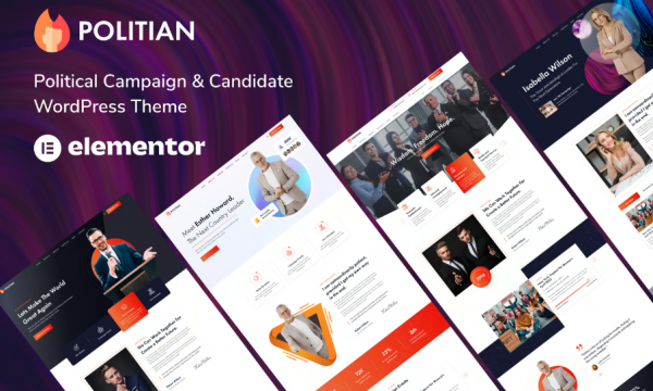 Politian – Political Campaign WordPress Theme