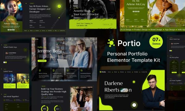 Portio – Portfolio Elementor Template Kit