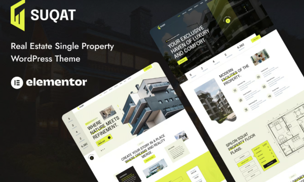 Suqat – Single Property WordPress Theme