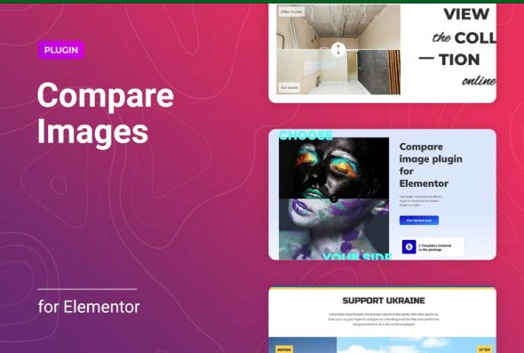 Before and After Image Compare for Elementor