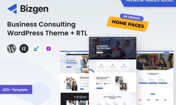 Bizgen – Business WordPress Theme + RTL