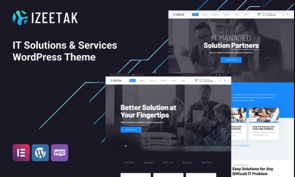 Izeetak – IT Solutions & Services WordPress Theme