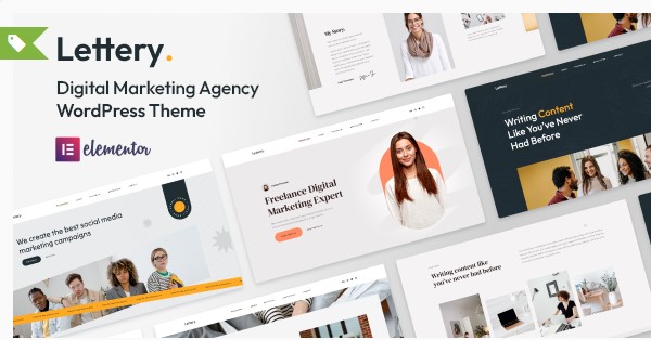 Lettery – Elementor Portfolio Agency Theme