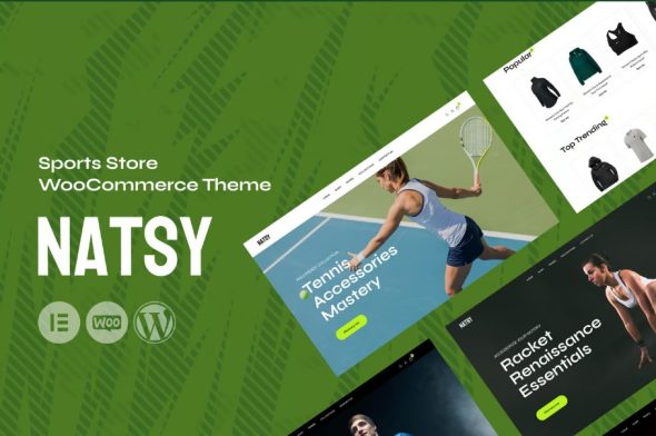 Natsy – Sports Store WooCommerce Theme