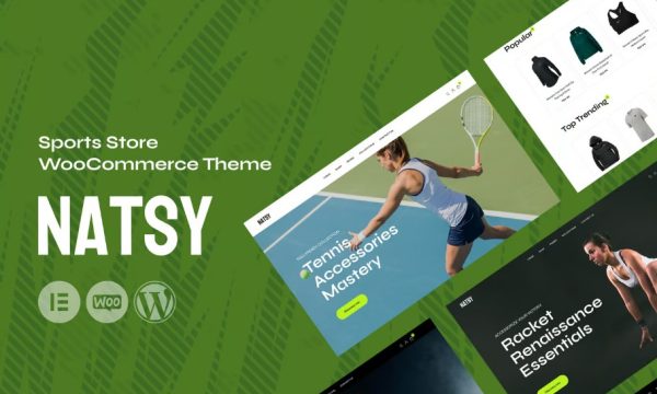 Natsy – Sports Store WooCommerce Theme