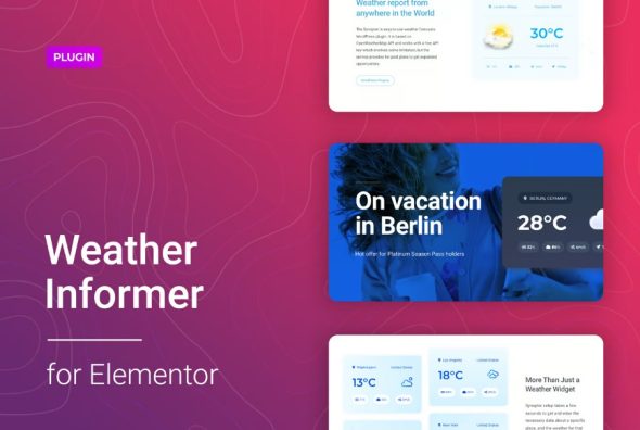 Weather for Elementor