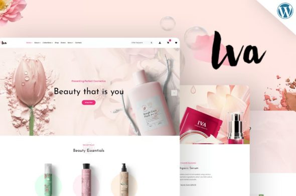 Iva – Beauty Cosmetics Shop WordPress Theme