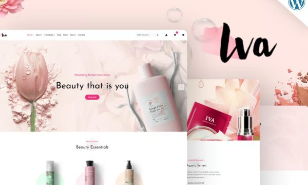 Iva – Beauty Cosmetics Shop WordPress Theme