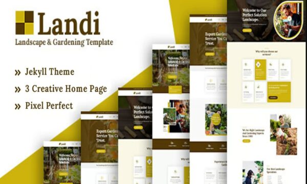 Landi – Landscape Gardening Jekyll Theme