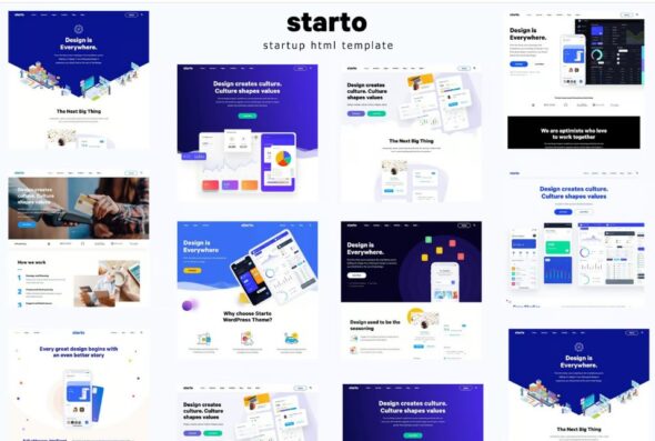 Starto – Startup HTML Template