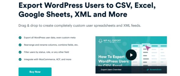 WP All Export User Add-On Pro