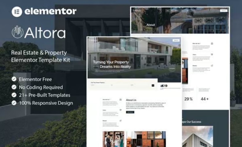 Altora – Real Estate & Property Elementor Template Kit