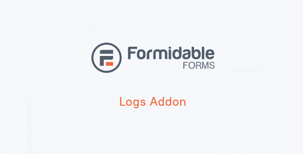 Formidable Forms – Logs Add-On