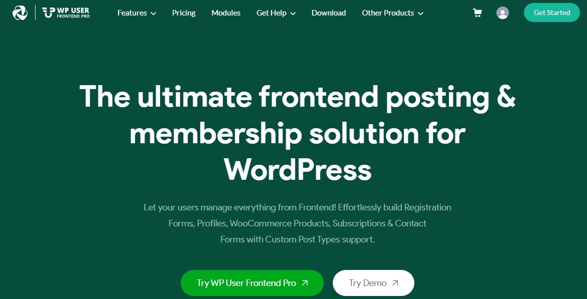 WP User Frontend Pro – Business