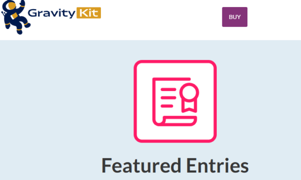 GravityView Featured Entries Extension